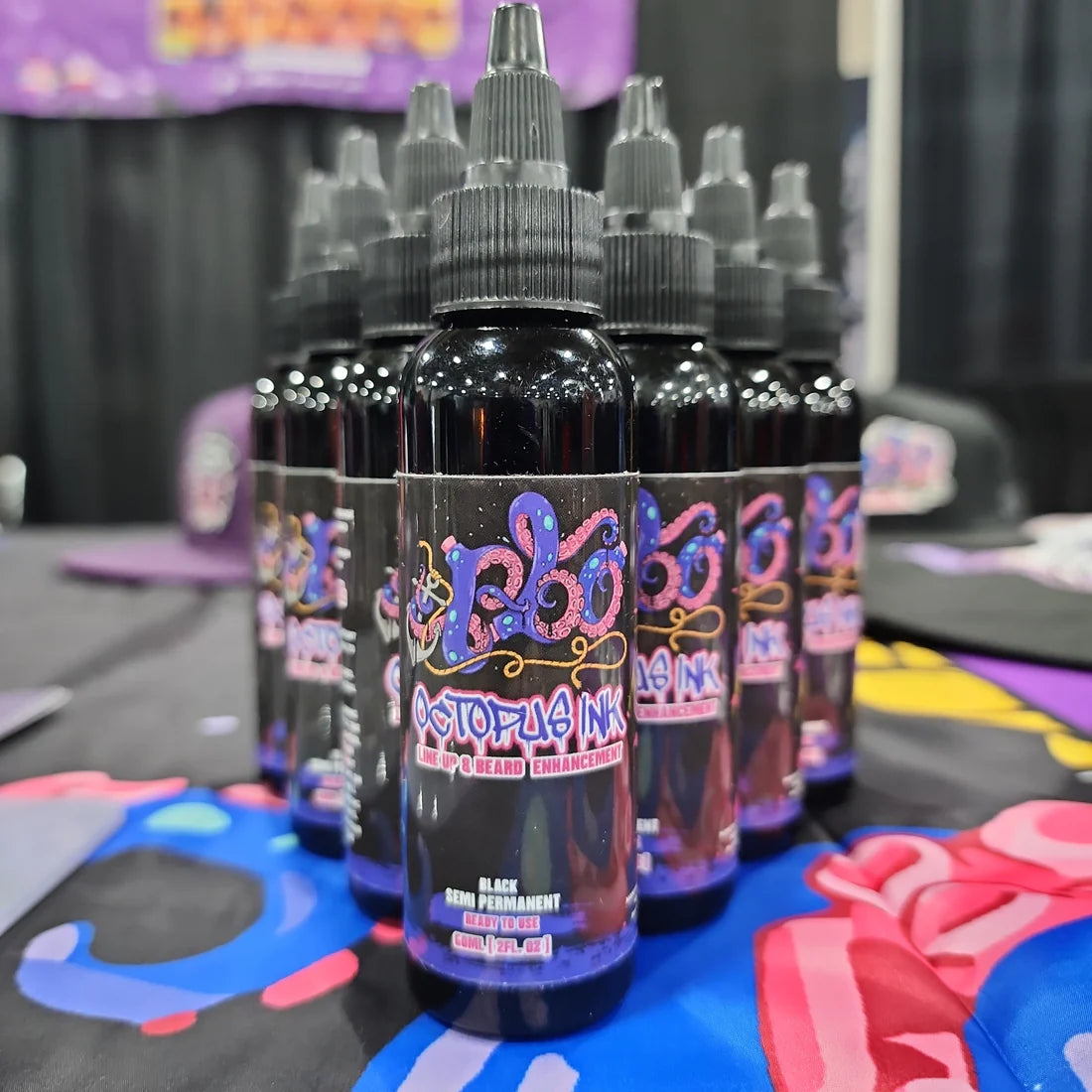 PULPO BEARD OILS Oktopus Ink Line-Up & Beard Enhancement BLACK AIRBRUSH ONLY