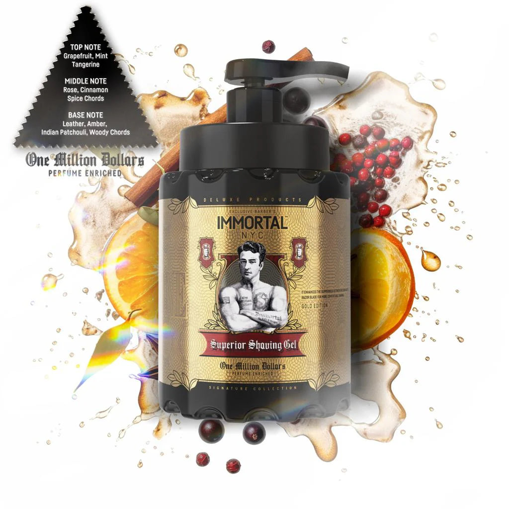 Immortal shaving Gel Million Dollar
