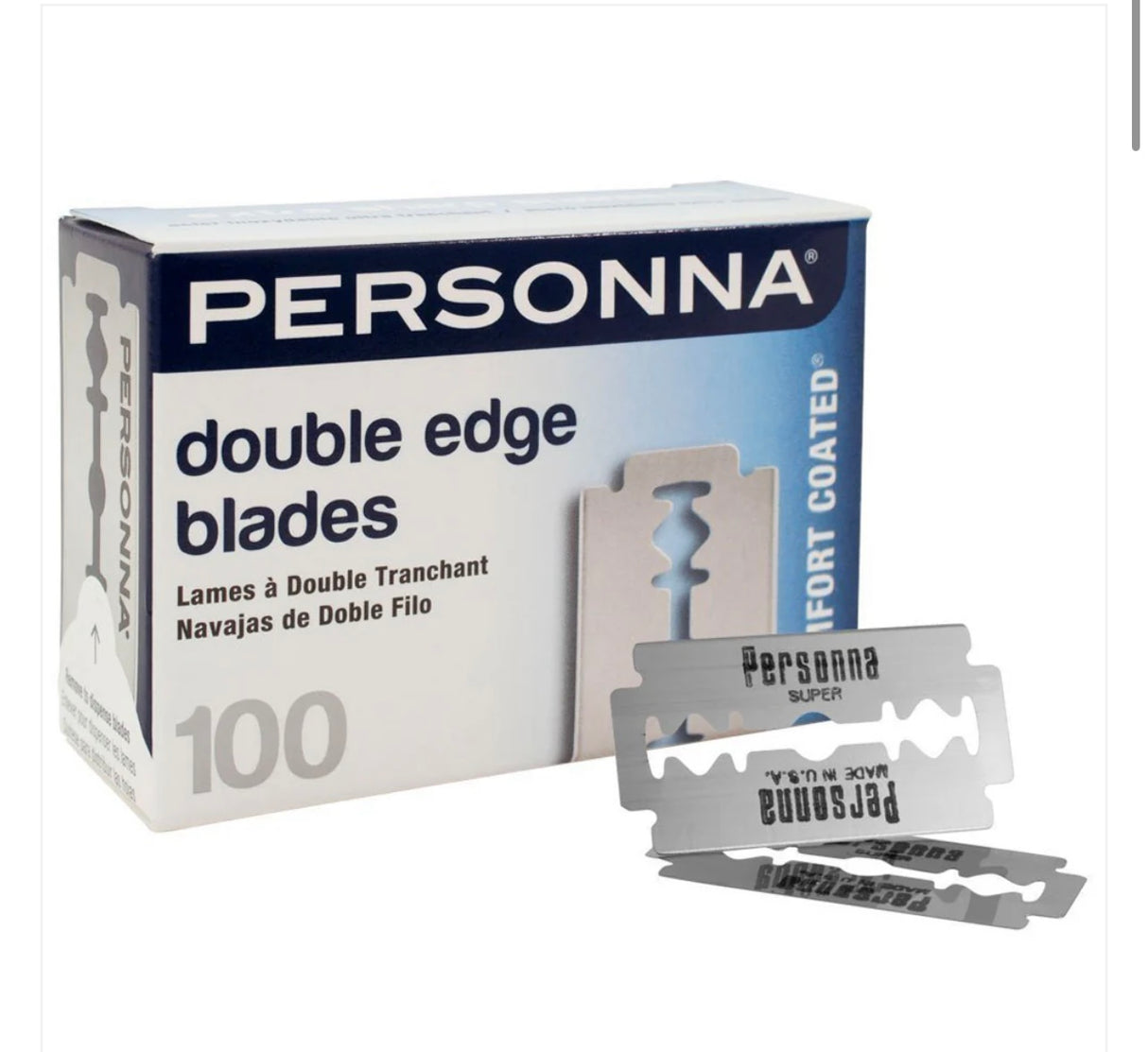 Personna Double Edge Blades 100 pcs