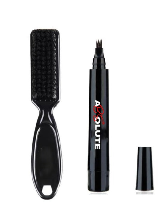 Absolute Barber Society Beard Pen Brown