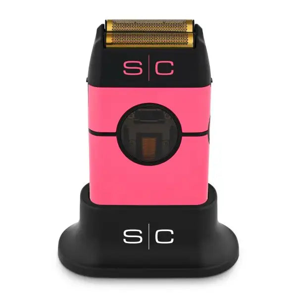 STYLECRAFT BLACK or PINK INSTINCT METAL SHAVER - DOUBLE FOIL WITH IN2 VECTOR MOTOR AND INTUITIVE TORQUE CONTROL