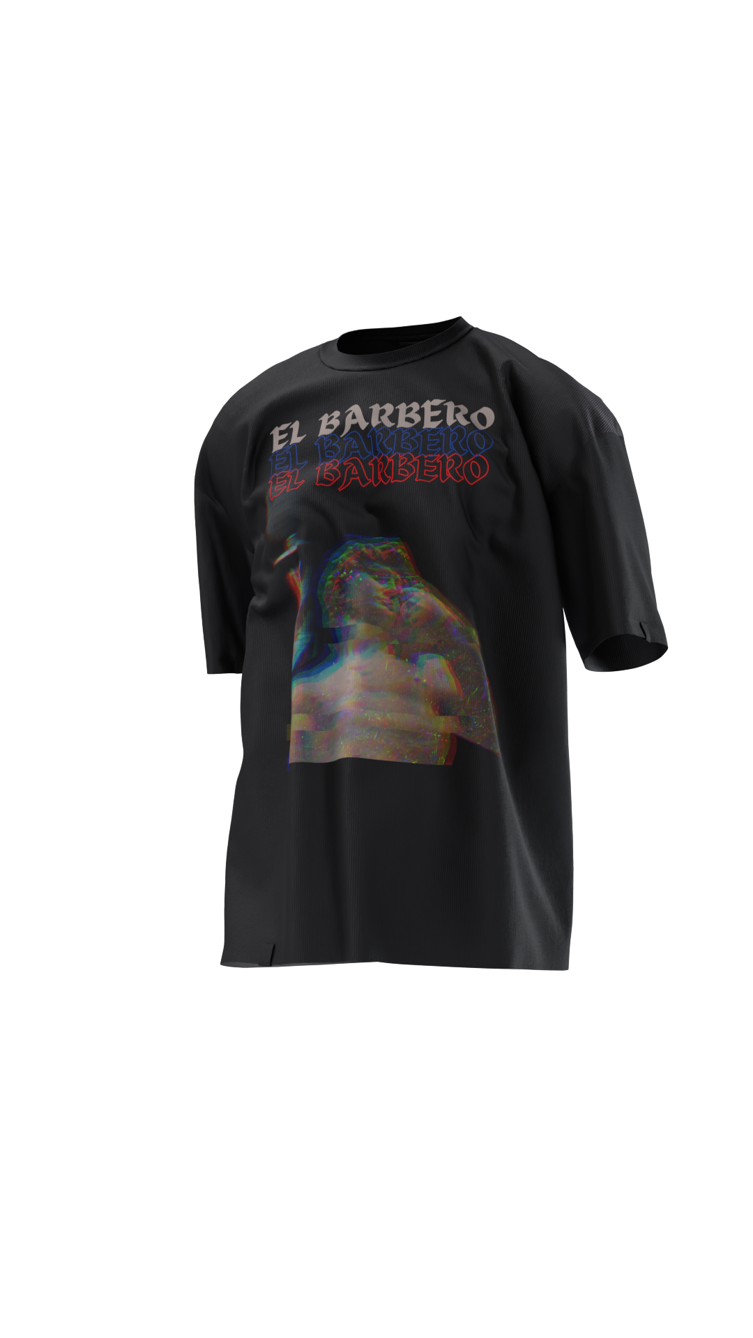 El Barbero Roman Tee by Barber Hairitage