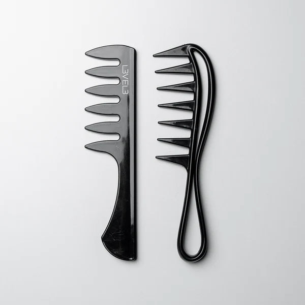 L3VEL3 Styling Comb Set – 2 Pc