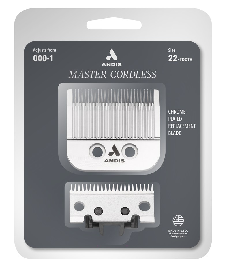 Andis Master® Cordless Li Chrome Plated Replacement Blade, Size 000-1