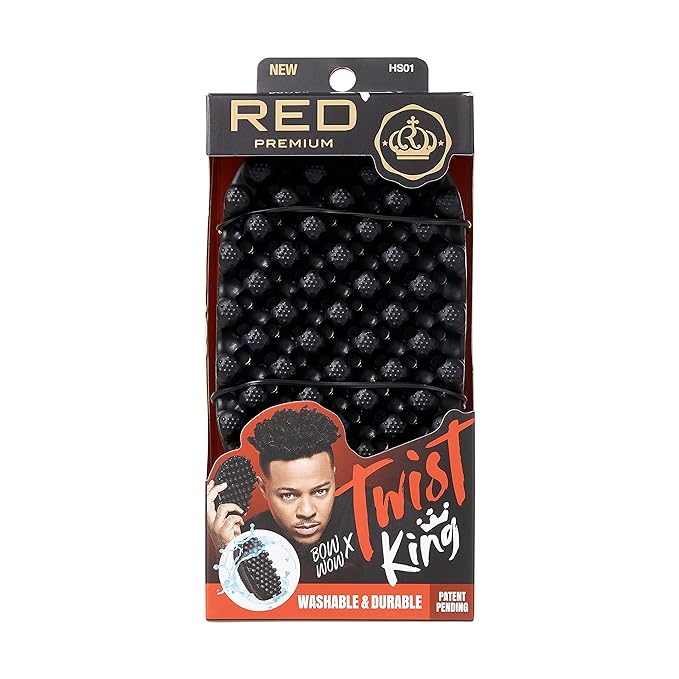 RED by Kiss Bow Wow X Twist King -Premium Luxury Twist Styler Brush