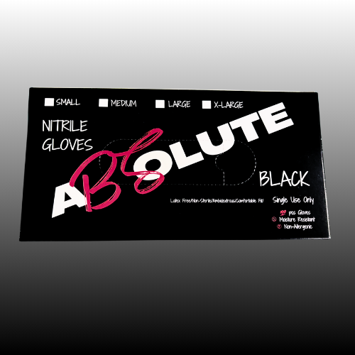 ABSOLUTE BLACK-Professional Nitrile Gloves