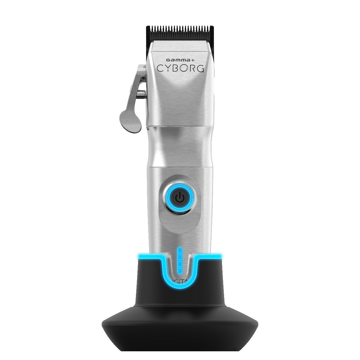 CYBORG PROFESSIONAL METAL HAIR CLIPPER WITH DIGITAL BRUSHLESS MOTOR AND LEFT OR RIGHT LEVER