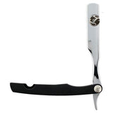 IRVING IBC Chrome & Matte Black Razor holder