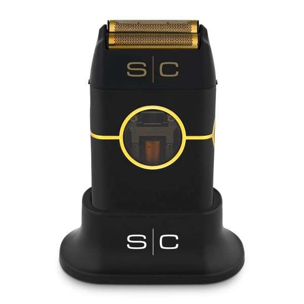 STYLECRAFT BLACK INSTINCT METAL SHAVER - DOUBLE FOIL WITH IN2 VECTOR MOTOR AND INTUITIVE TORQUE CONTROL