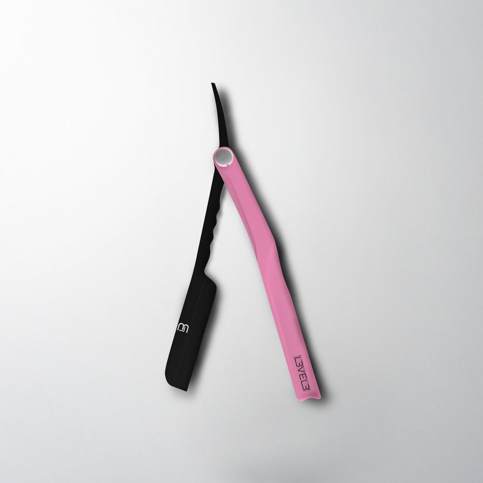 L3VEL3  Milly Clutch Razor Holder Black-Fierce Pink