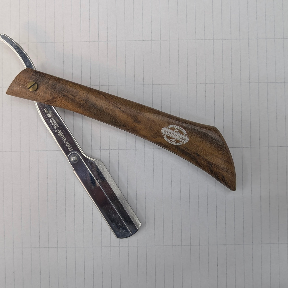 Solid Wood Handle Razor Blade Holder – Absolute Barber Supply