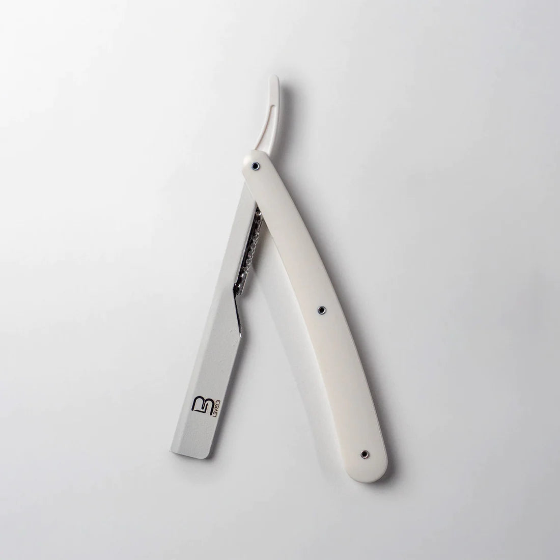 L3VEL3  Straight Razor Holder WHITE