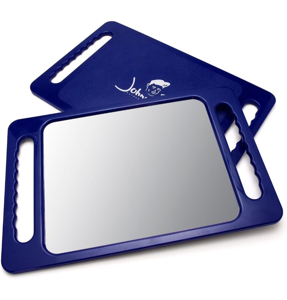 JOHNNY B. MIRROR - Large Handheld Rectangular