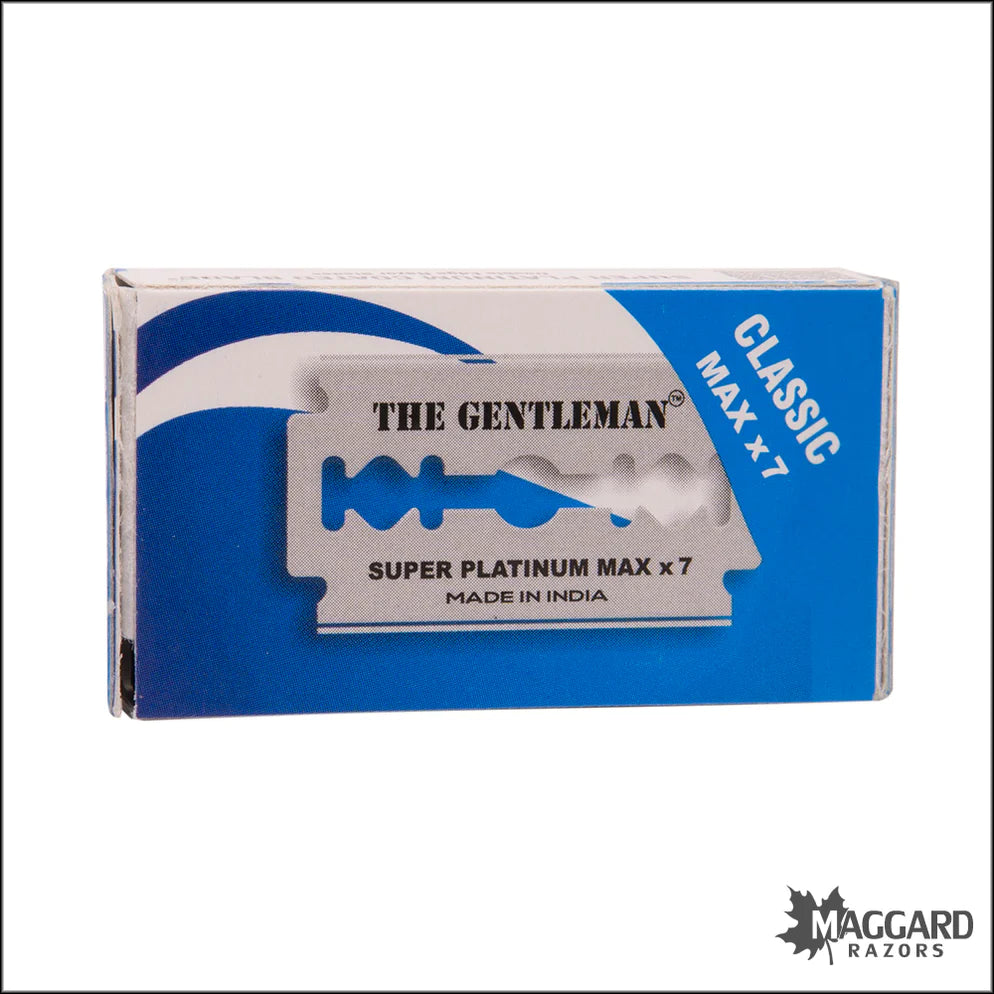 The Gentleman Super Platinum Stainless Steel Double Edge Safety Razor Blades