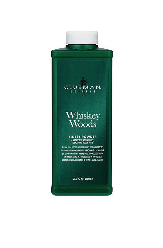 CLUBMAN RESERVE WHISKEY WOODS POWDER - 9 OZ