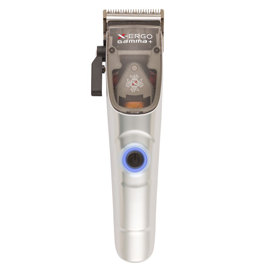 GAMMA+ X-ERGO LINEAR CORDLESS CLIPPER WITH 9V MICROCHIPPED MAGNETIC MOTOR