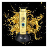 STYLECRAFT SABER - PROFESSIONAL FULL METAL BODY DIGITAL BRUSHLESS MOTOR CORDLESS HAIR TRIMMER - GOLD