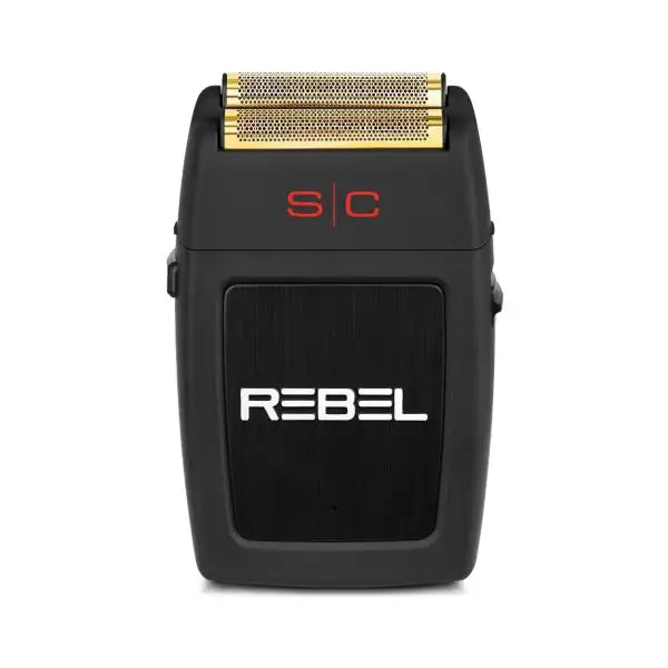 STYLECRAFT REBEL - ELECTRIC MENS FOIL SHAVER WITH SUPER TORQUE MOTOR, GOLD TITANIUM FOIL HEAD